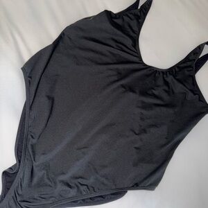 Black One-Piece Swimsuit